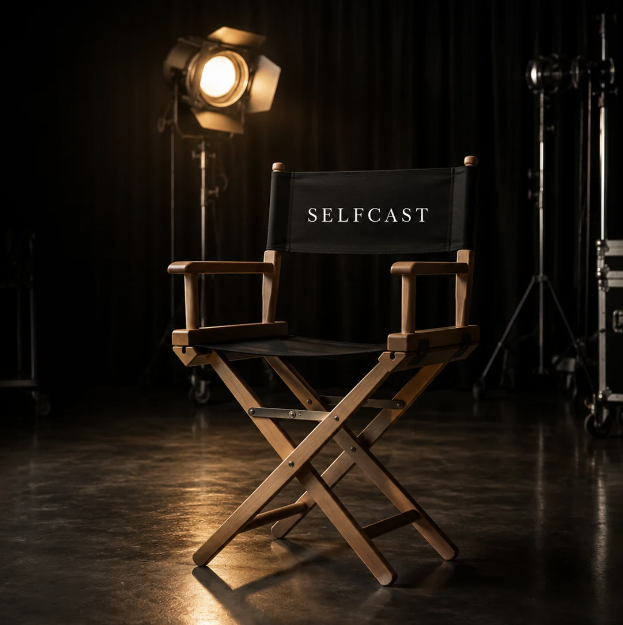 Selfcast Exclusive Talent director chair for selected talent program
