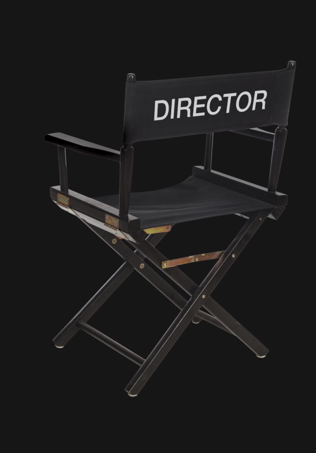 Selfcast director chair representing producers and casting directors